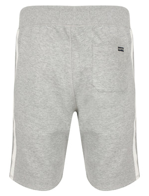 Hayden Creek Brush Back Fleece Jogger Shorts In Light Grey Marl - Tokyo Laundry