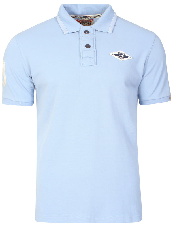 Polo Shirt in Placid Blue - Tokyo Laundry