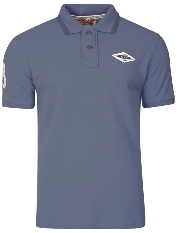 Heidelburg Polo Shirt in Vintage Indigo - Tokyo Laundry