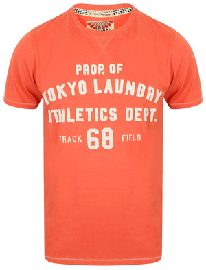 Henryville Applique Cotton T-Shirt In Faded Rose - Tokyo Laundry
