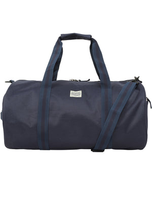 Highland Holdall Canvas Gym Bag in Sky Captain Navy - Tokyo Laundry