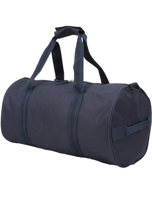 Highland Holdall Canvas Gym Bag in Sky Captain Navy - Tokyo Laundry