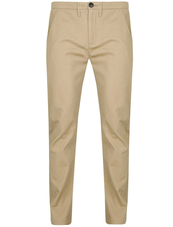 Horizon Cotton Twill Chinos in Stone - Tokyo Laundry