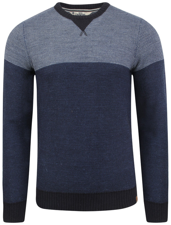 Tokyo Laundry Hoy navy blue jumper