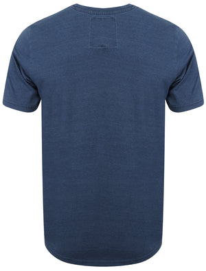 Indigo Sioux Motif Print T-Shirt In Light Indigo - Tokyo Laundry