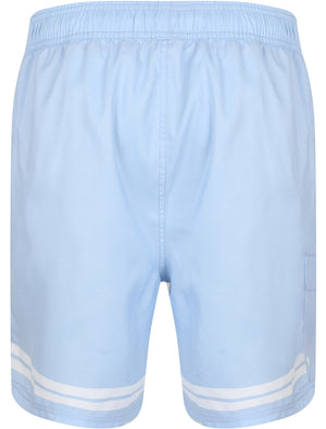 Jafari Swim Shorts With Free Matching Flip Flops In Kentucky Blue - Tokyo Laundry