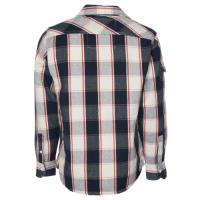 Jefferson checked long sleeve shirt in coral - Tokyo Laundry