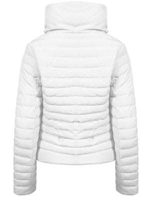 Honey 2 Funnel Neck Quilted Jacket in Ivory - Tokyo Laundry