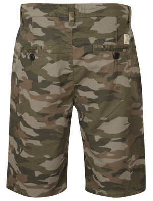 Jeremias Cotton Cargo Shorts In Camo - Tokyo Laundry