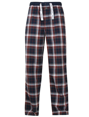 Jowett Checked Lounge Pants In Red - Tokyo Laundry