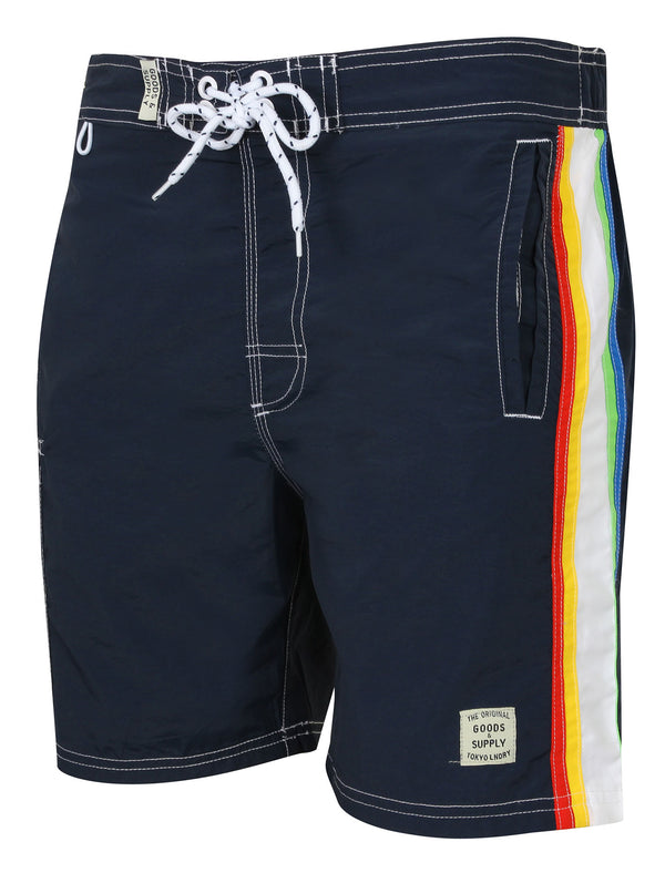 Boys K-Alroy Swim Shorts in Midnight Blue - Tokyo Laundry Kids