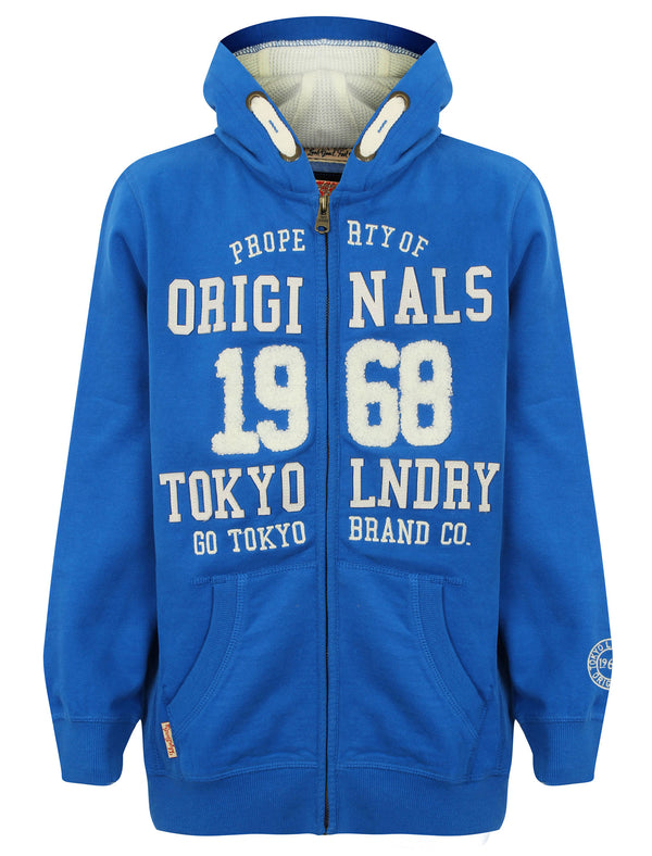 Boys K-Baracoa Point Zip Through Hoodie in Ocean - Tokyo Laundry Kids