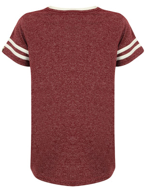 Boys K-Beaver Lake Grindle T-Shirt in Oxblood - Tokyo Laundry Kids