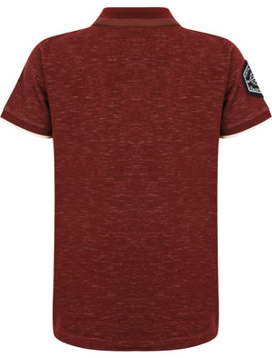 Boys K-Berling Jersey Polo Shirt in Oxblood - Tokyo Laundry Kids
