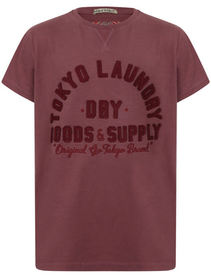 Boys K-Carrizo Springs Cotton T-Shirt In Nocturne - Tokyo Laundry Kids
