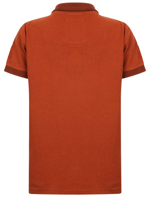 Boys K-Downton Pique Polo Shirt in Cowhide - Tokyo Laundry Kids