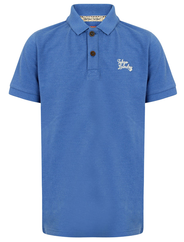 Boys K-Florenzi Polo Shirt in Cornflower Blue - Tokyo Laundry Kids