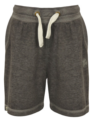 Boys K-Garnet Burnout Sweat Shorts in Asphalt Grey - Tokyo Laundry Kids
