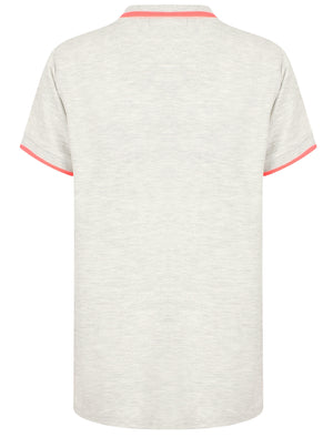 Boys K-Lilestone Cotton Polo Shirt In Oatgrey Marl - Tokyo Laundry Kid
