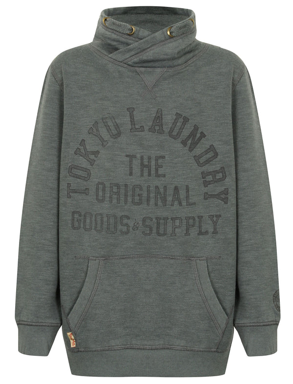 Boys K-Nassau Bay Pullover Hoodie in Timberwolf Grey - Tokyo Laundry Kids