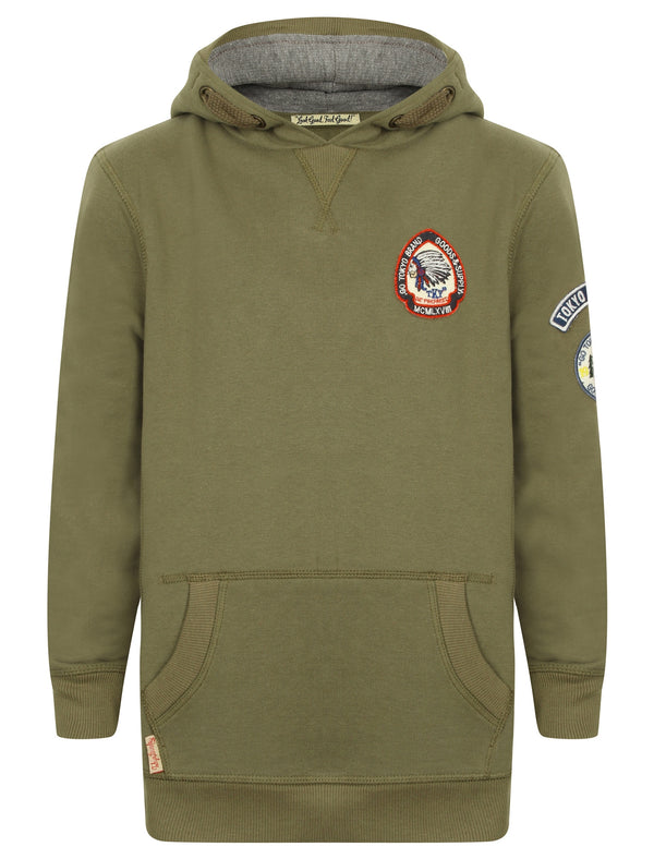 Boys K-Pawwood Pullover Hoodie in Kalamata - Tokyo Laundry Kids