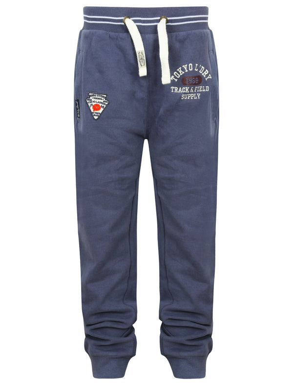 Boys K-Red Lake Falls Cuffed Joggers in Vintage Indigo - Tokyo Laundry Kids
