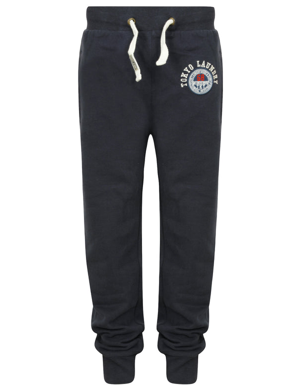 Boys K-Tigerton Falls Cuffed Joggers in Dark Navy - Tokyo Laundry Kids