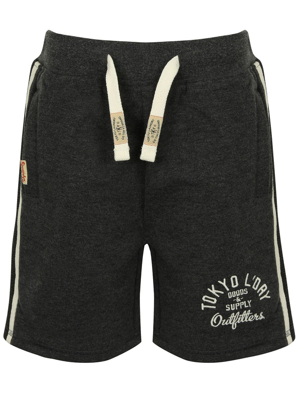 Boys K-Westwood Pier Jogger Shorts in Charcoal Marl - Tokyo Laundry Kids