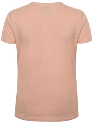 Keahi Cotton Jersey T-Shirt In Soft Mauve - Tokyo Laundry