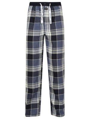 Keesey Checked Lounge Pants in Blue Check - Tokyo Laundry