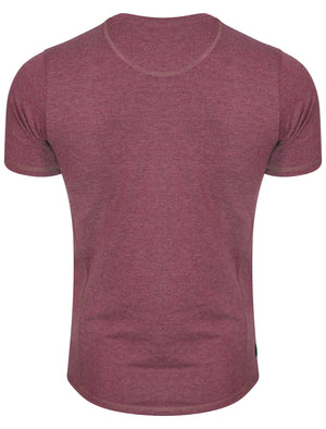 Kinnon jersey t-shirt dark burgundy marl - Tokyo Laundry