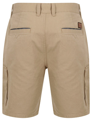 Kordi Cotton Ottoman Cargo Shorts In Chinchilla Stone - Tokyo Laundry