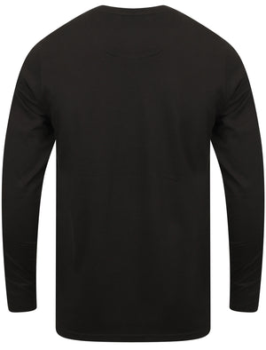 Lambeth 2 Crew Neck Long Sleeve Top in Black - Le Shark