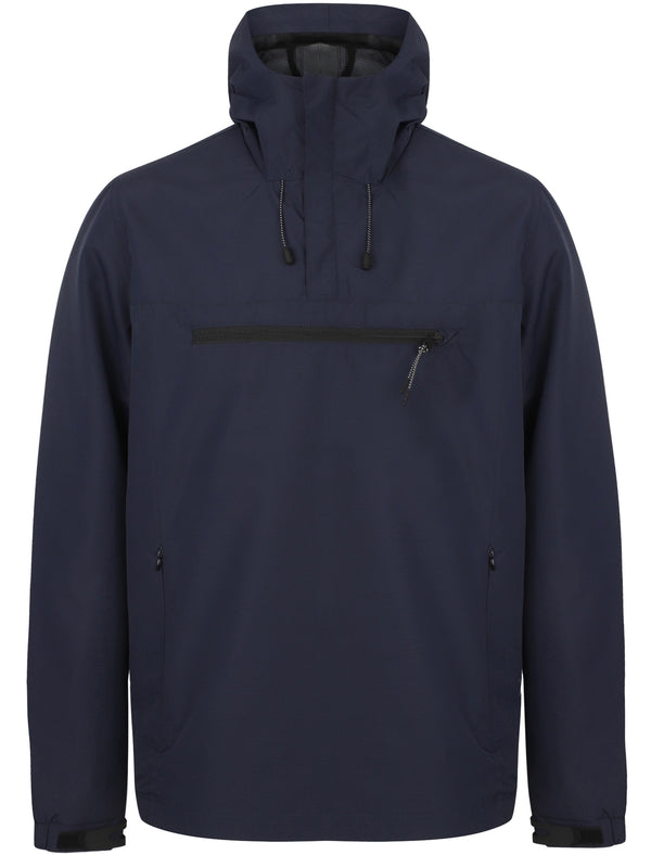 Lant Pullover Windbreaker Jacket In Eclipse Blue - Tokyo Laundry