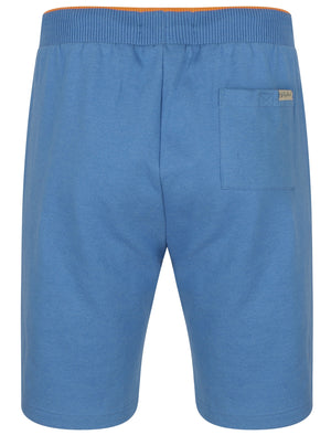 Lawes Brushback Fleece Jogger Shorts In Cornflower Blue Marl - Tokyo Laundry