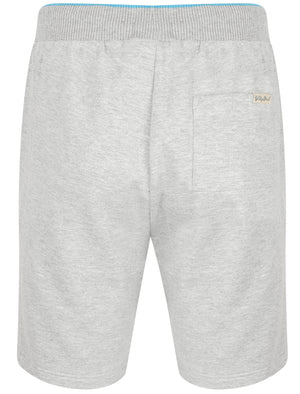 Lawes Brushback Fleece Jogger Shorts In Light Grey Marl - Tokyo Laundry