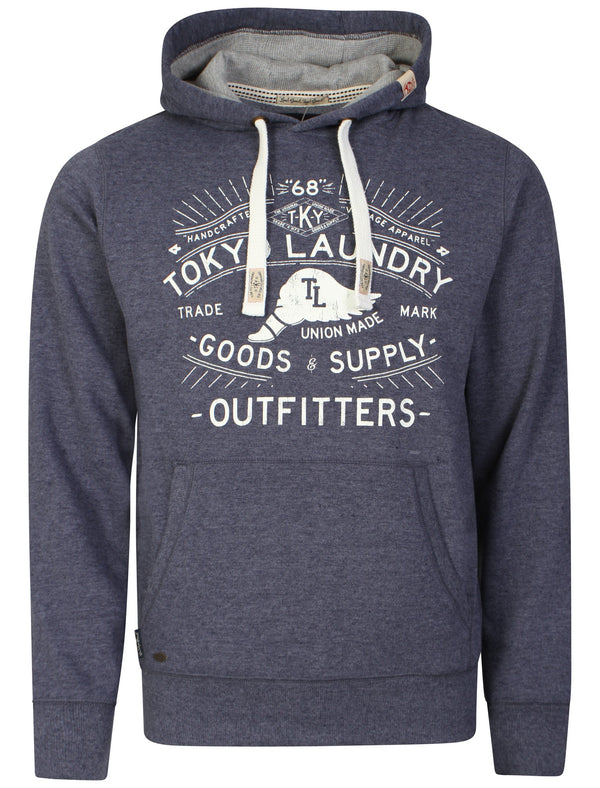 Liberty Falls Hoodie in Mood Indigo Marl - Tokyo Laundry