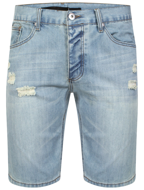 Tom Denim Shorts in Light Blue - Tokyo Laundry