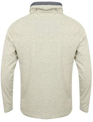 Lincoln Springs Cowl Neck Pullover Top in Oatgrey Marl - Tokyo Laundry