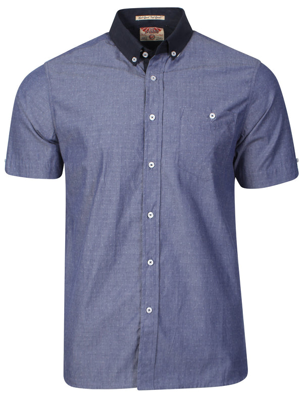Lisandro shirt in Blue Chambray Dobby - Tokyo Laundry