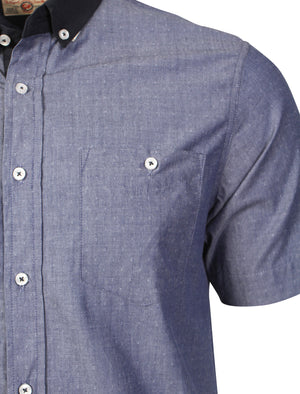 Lisandro shirt in Blue Chambray Dobby - Tokyo Laundry