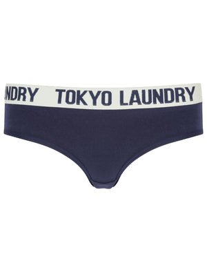 Lizzy (3 Pack) Assorted Briefs In Ivory / Eclipse Blue - Tokyo Laundry