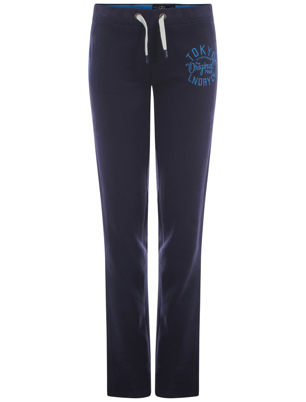 Tokyo Laundry Logan navy blue sweatpants