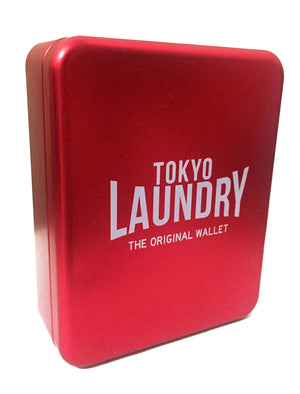 Louisville Tan Faux Leather Card Holder And Wallet Set In Metal Gift Box - Tokyo Laundry