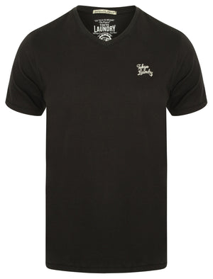 Lowe (3 Pack) V Neck Cotton T-Shirts in White / Grey Marl / Black - Tokyo Laundry
