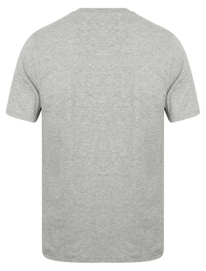 Lowe (3 Pack) V Neck Cotton T-Shirts in White / Grey Marl / Black - Tokyo Laundry