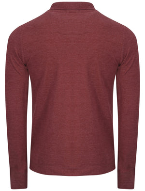 Tokyo Laundry Lowell long sleeved polo in red