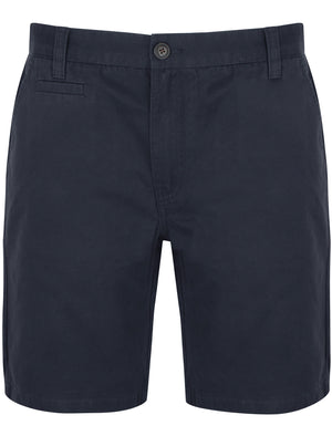 Loxton Cotton Twill Chino Shorts In Blue Nights - Tokyo Laundry