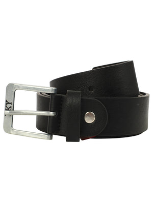Manor Faux Leather Belt In Black - Tokyo Laundry