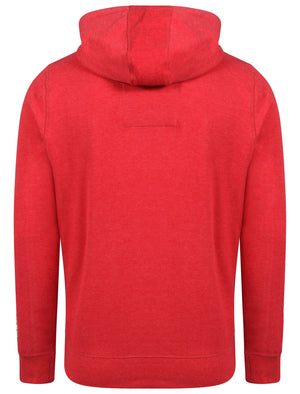 Mantua Bay Zip Through Hoodie In Tokyo Red Marl - Tokyo Laundry
